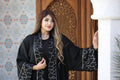 Silver silk caftan