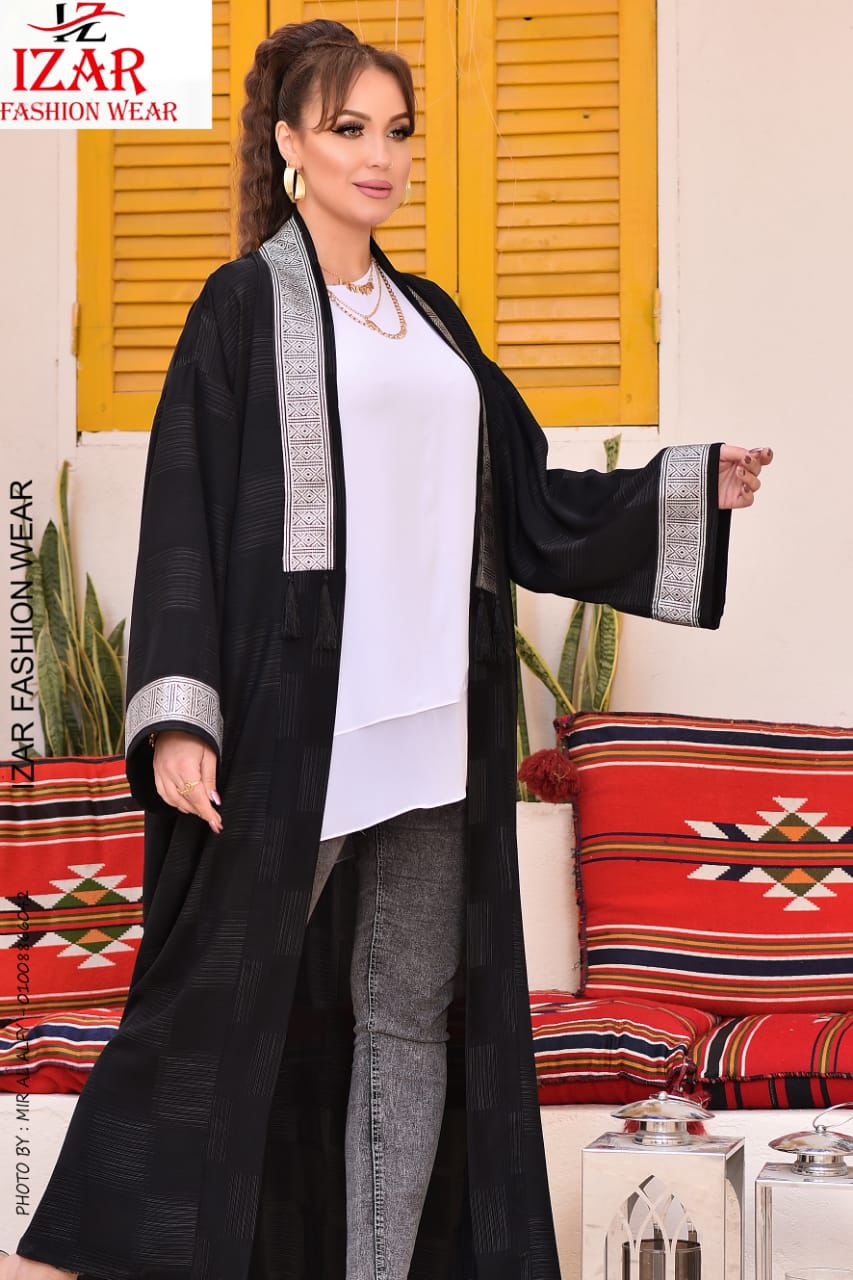 قفطان اسود ب فضى