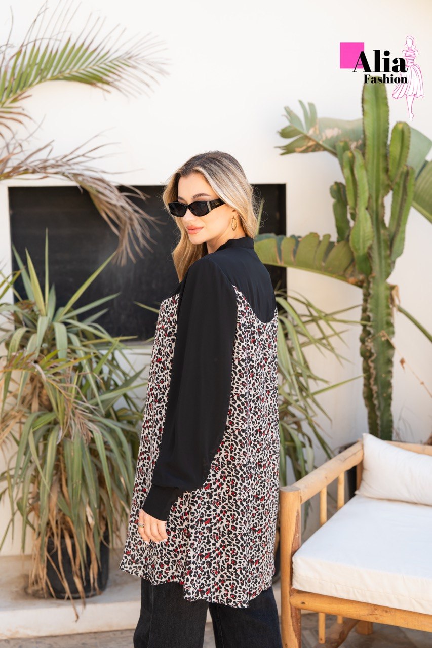 بلوزه شيفون بشكل جديد