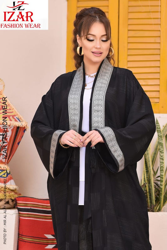 قفطان اسود ب فضى