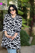 شميز اسود بخطوط عشوائيه